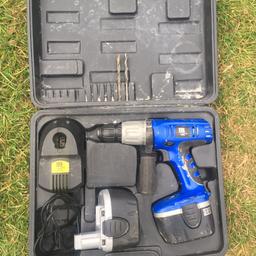 Charger
Drill and two battreys in working order  collection Lenham Maidstone Kent