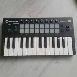 Fully functioning midi keyboard, great for tracking key-based parts in songs.
Original packaging has been lost, so only the keyboard displayed is for sale.