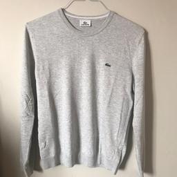 Men’s grey Lacoste jumper, size 5 fitted (medium)
In excellent condition!
Mark 07787 548212