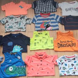 16 t-shirts and vests.  All either new or in as new condition. Collection Chadderton