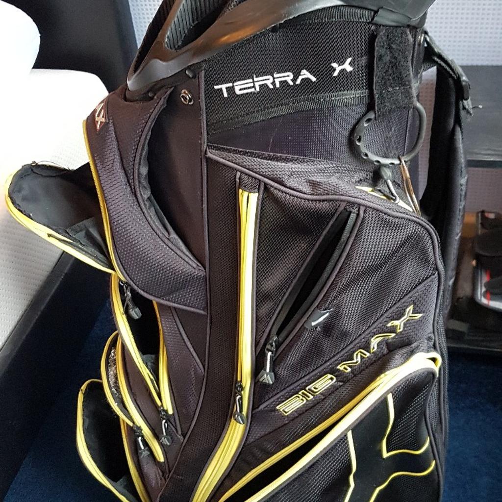 Big Max Terra X golf cart bag used in Rotherham for £25.00 for sale