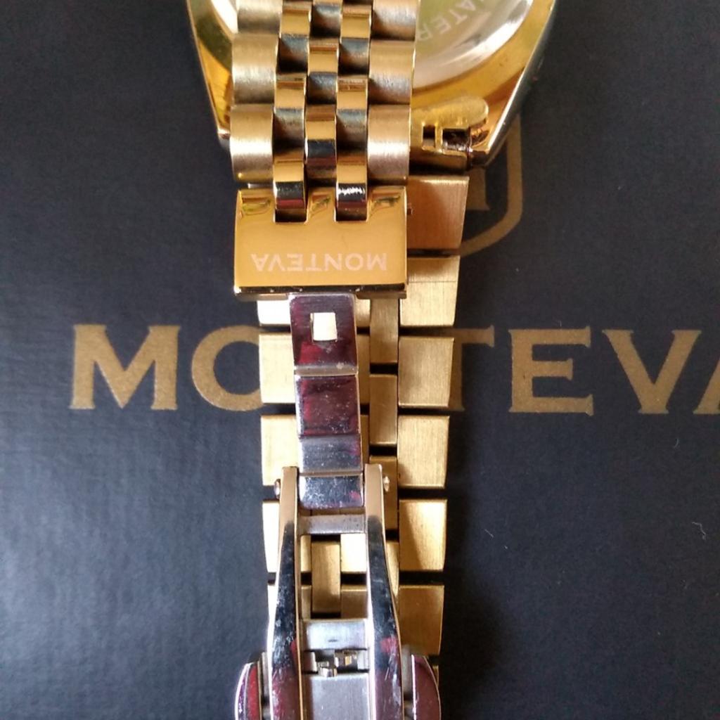 Monteva ladies gold watch in HP10 Wycombe for 120.00 for sale