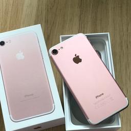 IPhone 7 rose gold 32GB in mint condition no scratch or dent UNLOCKED to any network can deliver locally