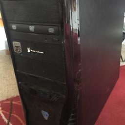 I’m selling my custom computer tower as I don’t use it anymore. The on button on top of the case was very stiff & now doesn’t want to click down but everything else is in perfect working order. HARD DRIVE NOT INCLUDED!

This tower comes with:

Case : vantage ( on button keeps sticking needs new case)

Mother board: MSI z77A - G45 intel z77 LGA 1155 DDR3

Corsair cx430 power supply

EVGA NAIDIA GEFORCE GTX 750 TISC ( 2048mb) graphics card

Everything is worth over £250