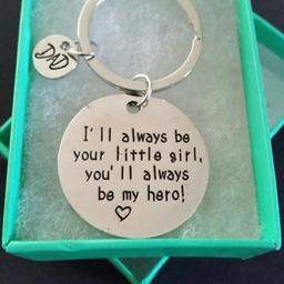 Special gift for your special someone.  Hand made can have additional charms added. keyrings or necklace.  many gift boxes to choose from.  Check out my other items please . can be posted. ....