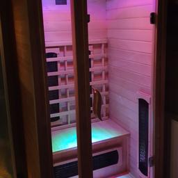 IR Sauna Funktioniert Einwandfrei 1bis 2 Personen
Leicht zum Zusammenbauen und Abbauen Stecksystem