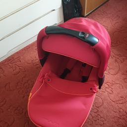 red car seat for sale very good condition