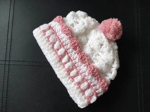 Buy & Sell West Midlands Solihull - Photos for 0/3 months Baby Crochet Hat Dusky Pink