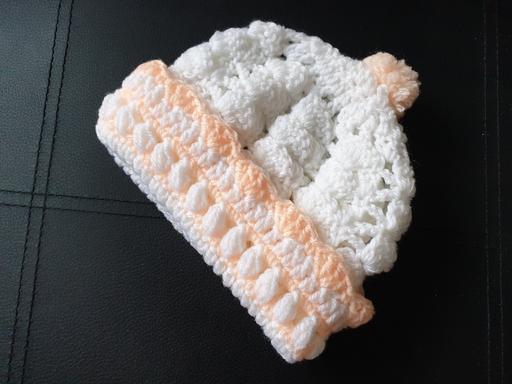 Buy & Sell West Midlands Solihull - Photos for 0/3 months Baby Crochet Hat Peach