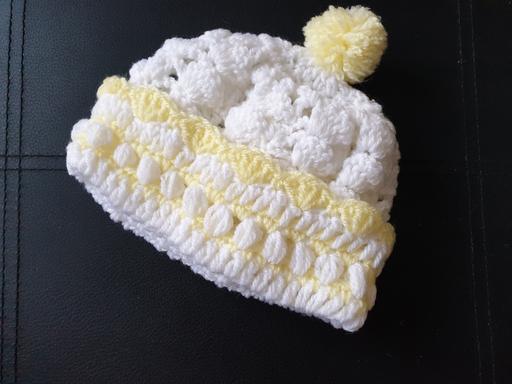 Buy & Sell West Midlands Solihull - Photos for 0/3 months Baby Crochet Hat Lemon