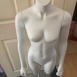 Women Mannequin, some signs of use, still looks good, arms can be removed, and can also rotate right around 360, comes on a stand, can be removed off the stand, ideal for selling clothes, dressmaking, 32 inch chest, around size Uk 10.
Smoke and pet free home.’
Pick up is Mossley Hill Liverpool. Thank you.