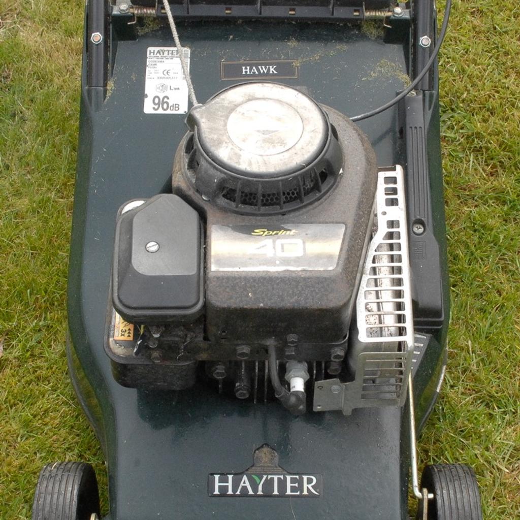 Hayter Hawk Sprint 40 Push Petrol Mower in BS21 Clevedon for £55.00 for