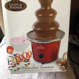 Giles and posner brand chocolate fountain
New in box (as can be seen in pictures)
All complete
£12 ono
Collection from Hackney E9
