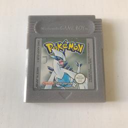 Pokémon Silver Version till Game Boy.
Behövs förmodligen bytas batteri för att kunna spara.
Lägg ett bud vid intresse.
Kan skickas för 9kr