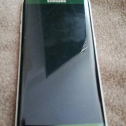 SAMSUNG Galaxy S6 Edge grün hinten und Vorne Display Sprung