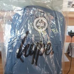 unwanted gift Hype blue back pack. collection from b14 brand new still in packaging.