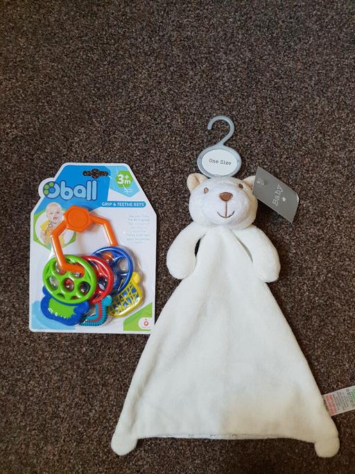 Buy & Sell Ifield Crawley - Photos for Next new teddy comforter and teething keys