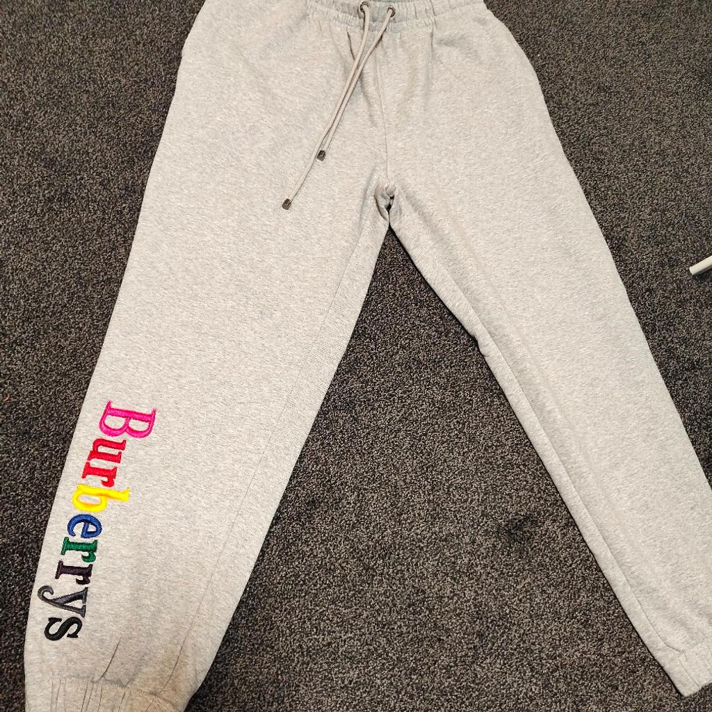 Burberry joggers rainbow hot sale