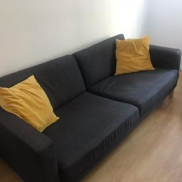 IKEA sofas, theses are 2 and 3 seaters but they are ok the large side. In fairly good position, no rips but a few marks and scratches. Collection only.