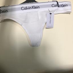 White cotton Calvin Klein thong.
Brand new NEVER Worn.
RRP :£18