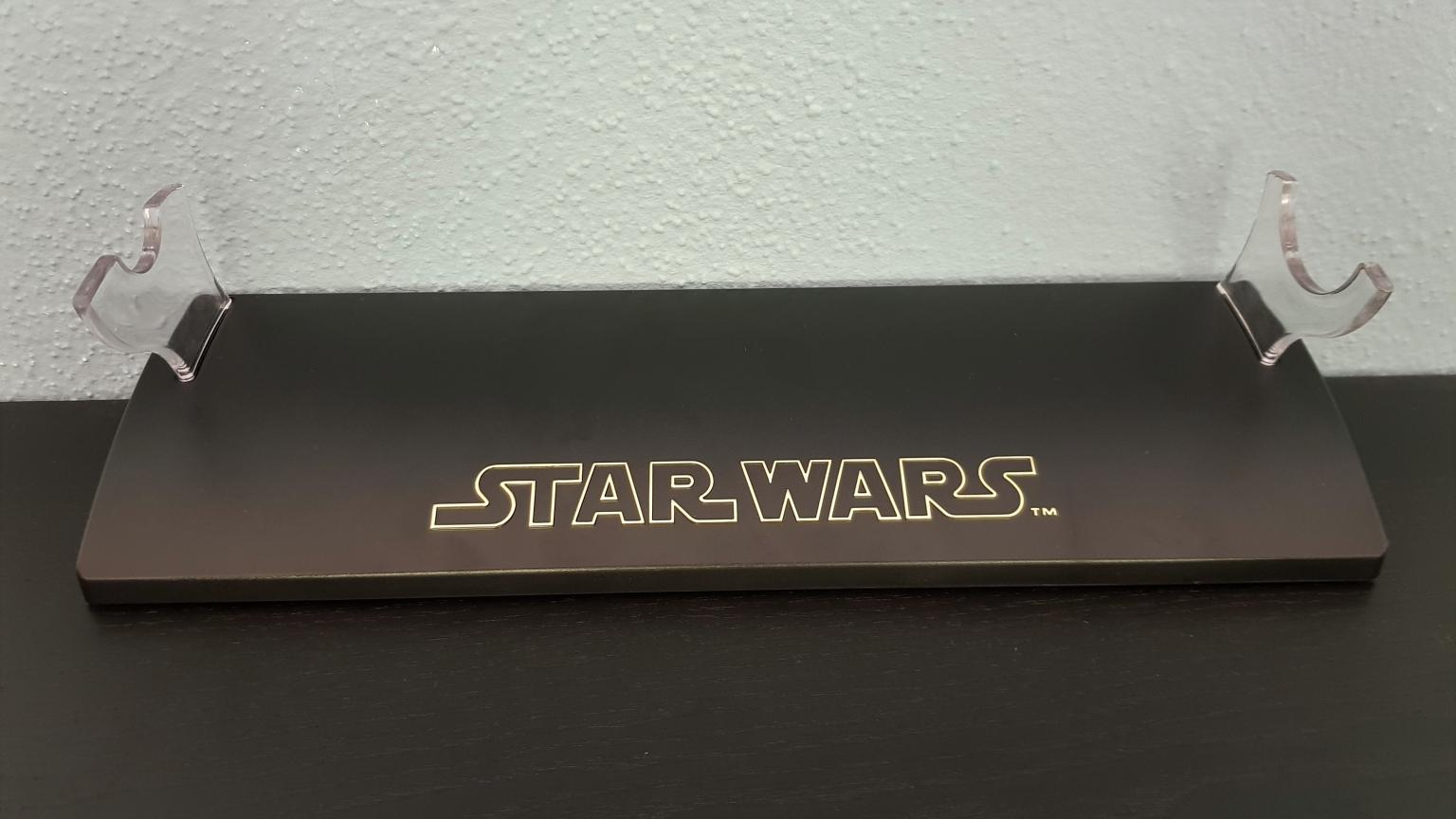 Acryl Lichtschwert Ständer - Horizontaler Display Halter Für Star Wars Sammler