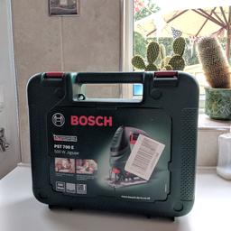 Bosch PST 700 E wood jigsaw 500W. Has only been used once.