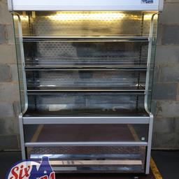 Williams Gem Stainless Steel 4ft Multi-deck Display Chiller / Fridge in excellent working order complete with 3 adjustable shelves, energy saving night blind, Internal lighting and digital temperature display. This item has also been fitted with a brand-new compressor. This item runs on a standard UK 13 Amp plug. Product Info - Model C125 SCN-Q. Dimensions - Length 1250mm / Depth 620mm / Height 1820mm. Gas R448a.

Any questions, please contact me on 07805 751126.

Item Number. 044