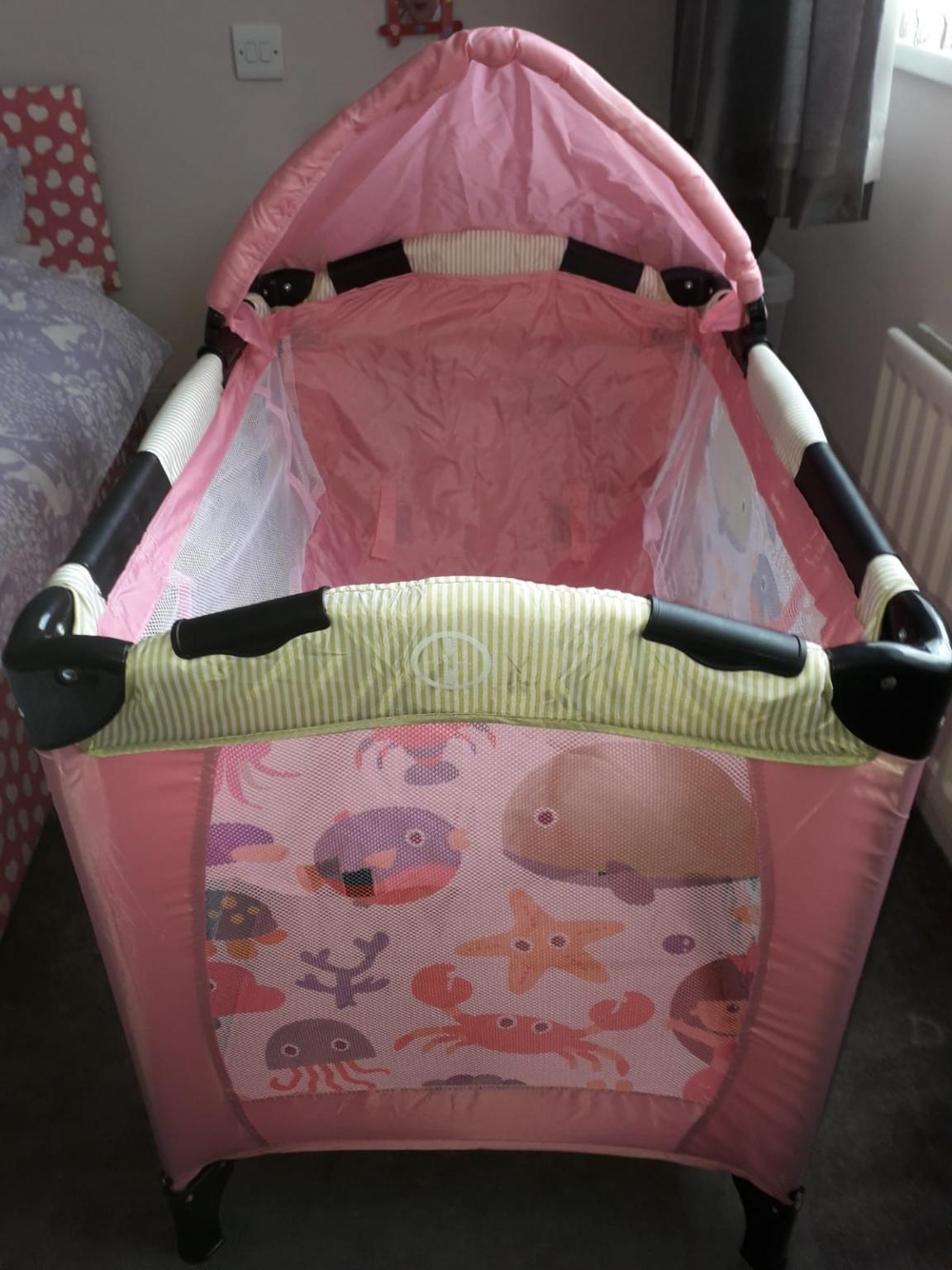 isafe mini travel cot with bassinet in TF2 Village for 25.00 for