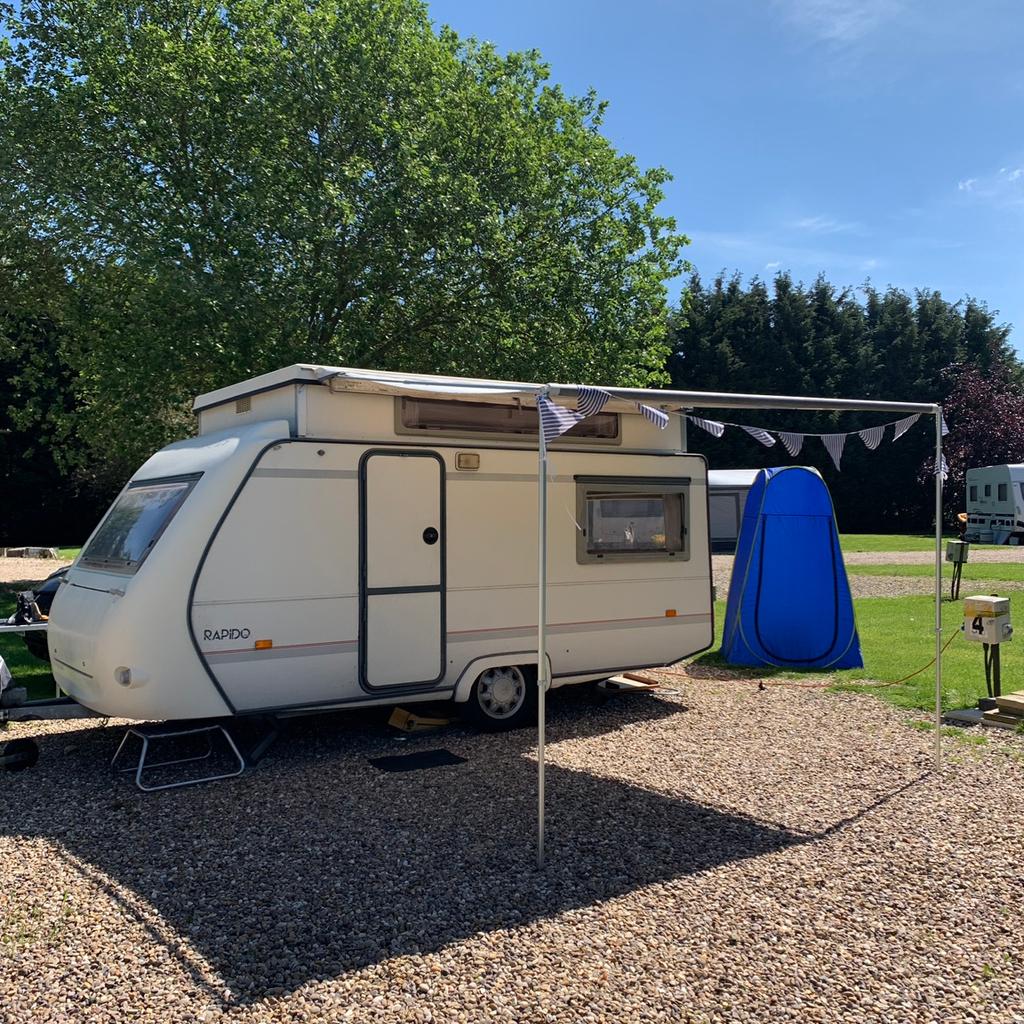 RARE 1991 Rapido Club 32 Pop Top Caravan in Melton for