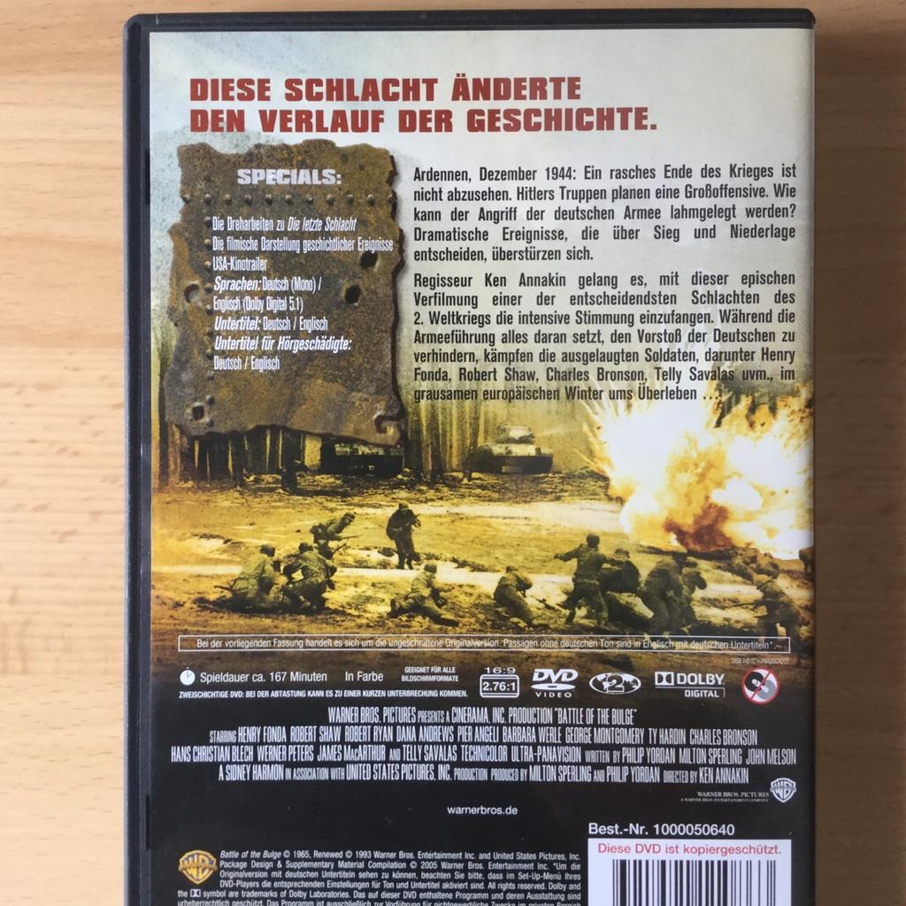 DVD Die letzte Schlacht (1965) [Henry Fonda] in 01069 Dresden for €6.00 for sale Shpock
