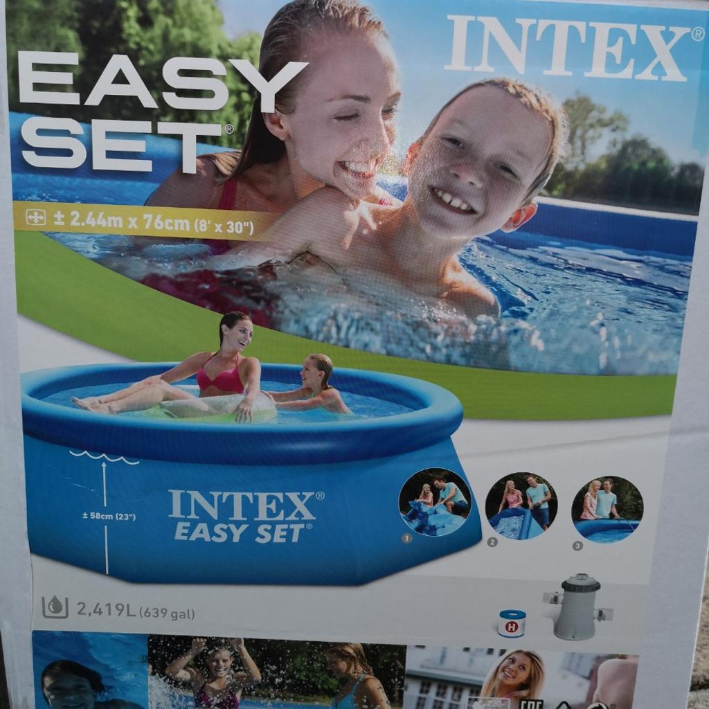 Intex Pool mit Pumpe in 89608 Griesingen für 30,00 € zum Verkauf