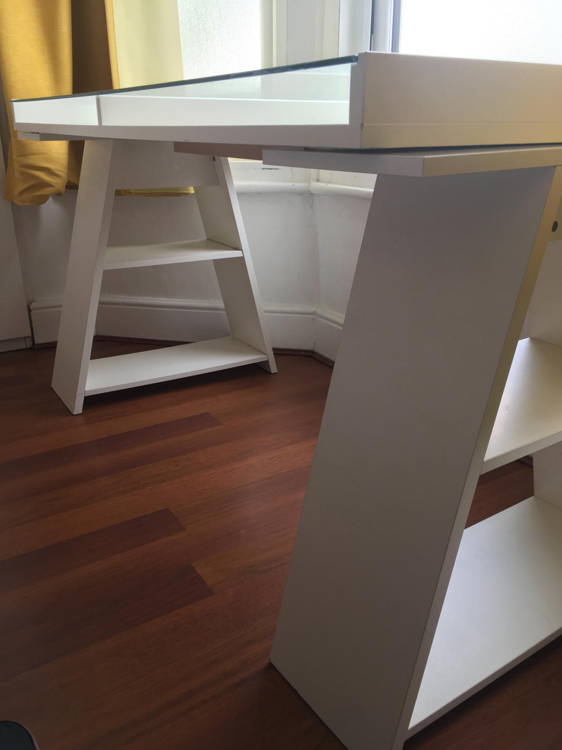 Ikea Glass Top Desk in NW6 Brent for £35.00 for sale Shpock