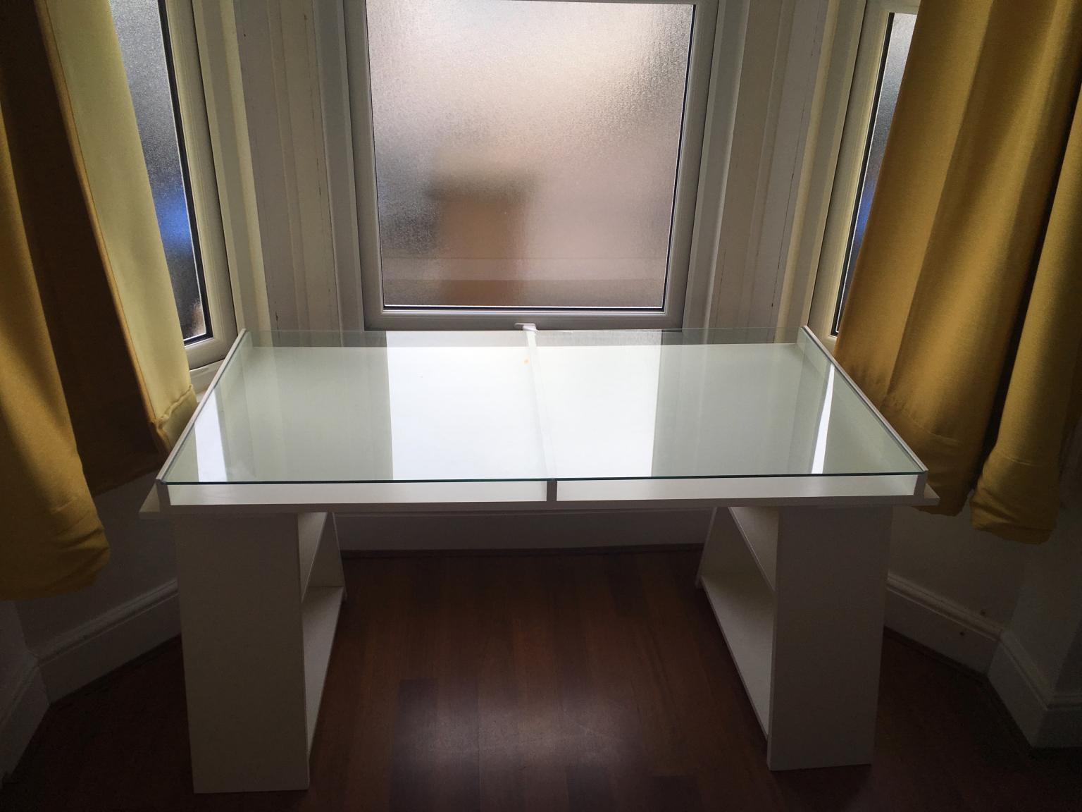 Ikea Glass Top Desk in NW6 Brent for £35.00 for sale Shpock
