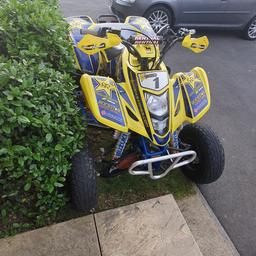 here for sale is my ltz road legal quad bike look and sound great very fast quad bike 3000 ono