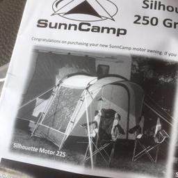 The Sunncamp Silhouette Motor is small, compact and lightweight driveway and ideal for people who require a straightforward, uncomplicated quality motor annexe.
It comes with plenty of features including an extra wide front door, eyebrow porch and a sewn in groundsheet collection only welcome veiling