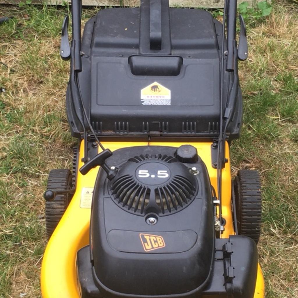 Jcb 5.5 petrol lawn mower cheap