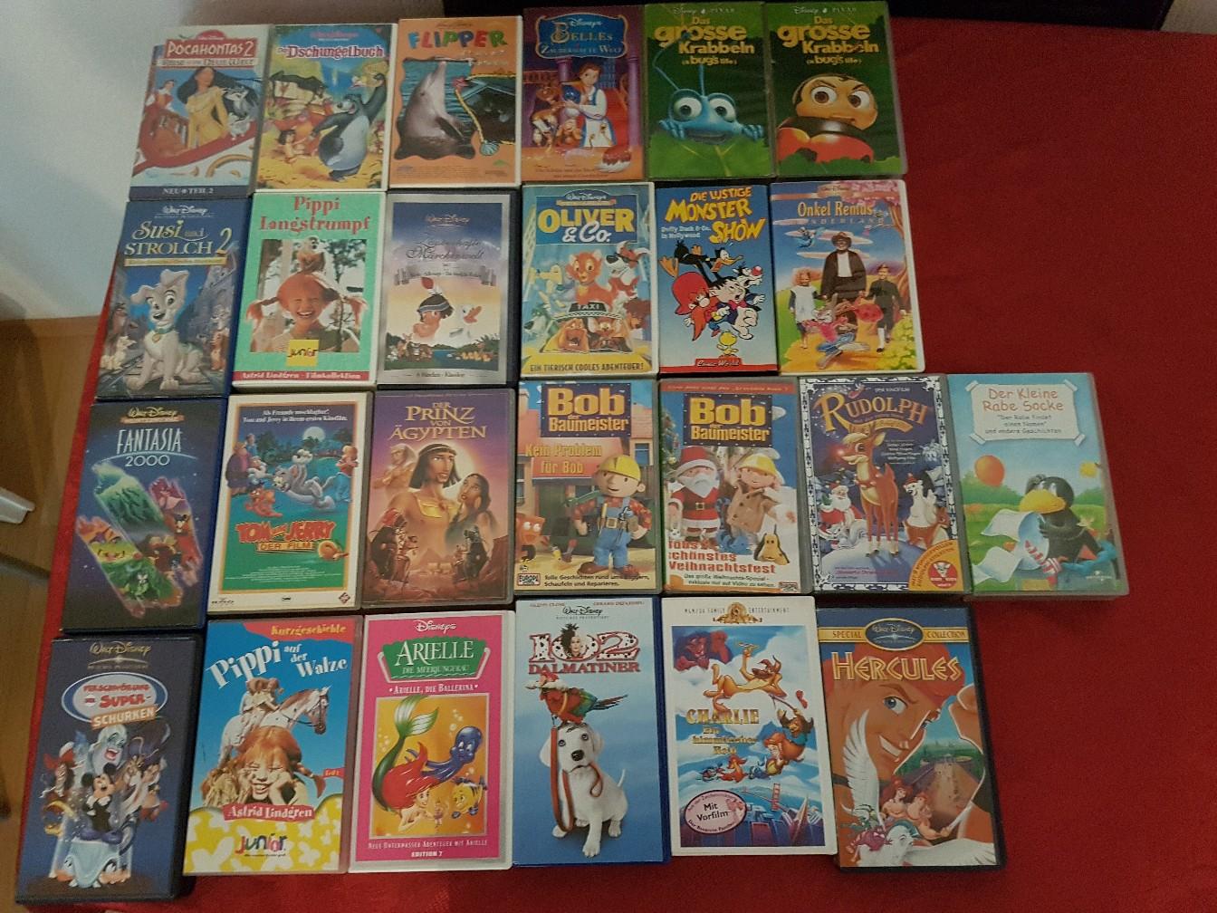 Disney/Kinder VHS Kassetten in 40233 Düsseldorf for €3.00 for sale | Shpock