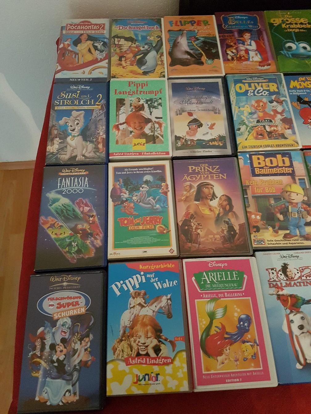 Disney/Kinder VHS Kassetten in 40233 Düsseldorf for €3.00 for sale | Shpock