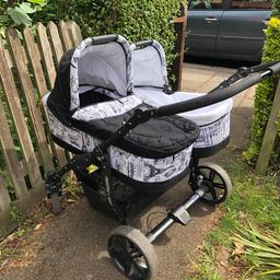 We bought this second hand however it was practically in brand new condition. We used it a handful of times before our eldest could no longer fit.
It comes with the newborn parts - one has a mattress included, the toddler seats, bumper bars as well as a rain cover.