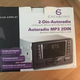 Creasono Autoradio 
Neu und Original verpackt 
Nur zum testen ausgepackt
Nie in Gebrauch gewesen
