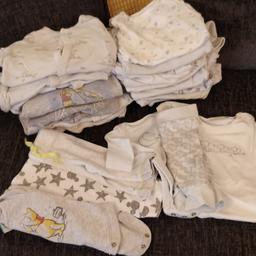 0-3 months
8 baby grows
17 baby vests
3 bottoms 3 vest tops
collection winstanley wigan