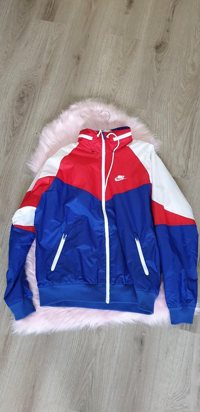 windbreaker rot weiß blau