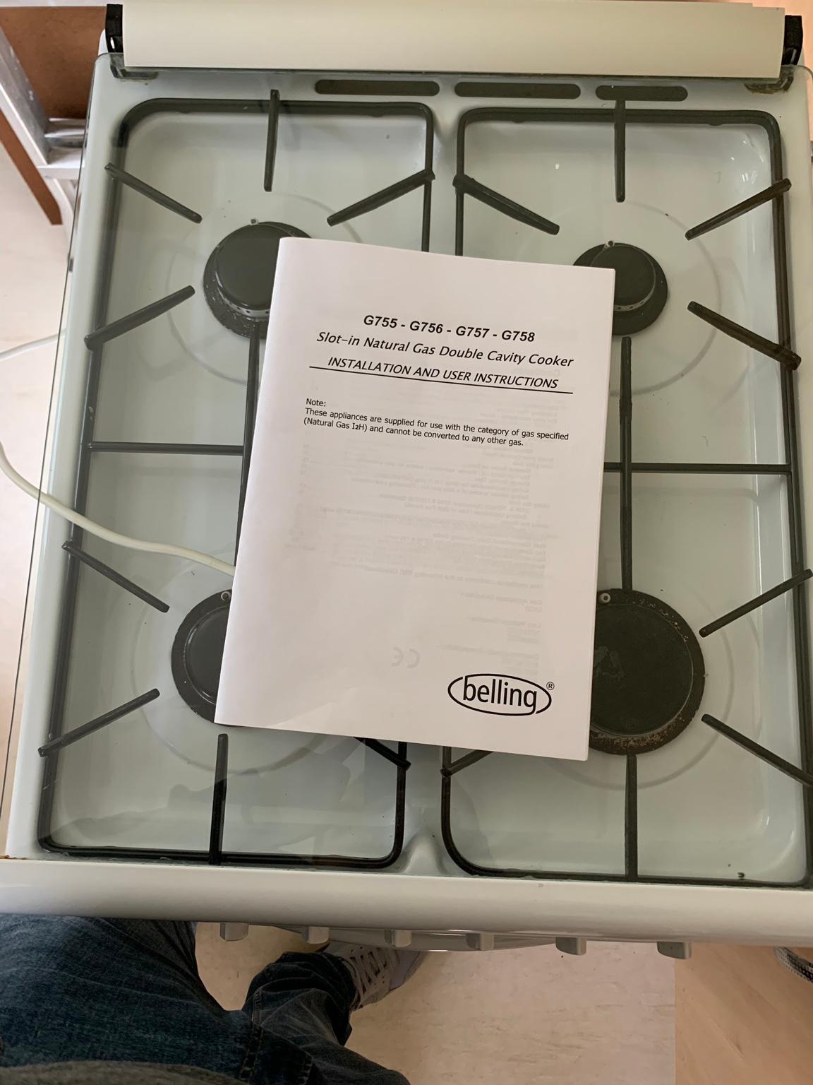 Belling gas cooker width 50cm in LS27 Leeds für 60,00 £ zum Verkauf
