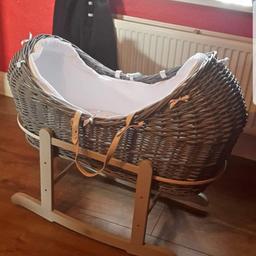 moses basket and stand used a handful of times due to been at nans house so still like brandnew
