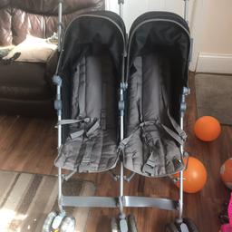 Great condition double pram easy and smooth to move around.
