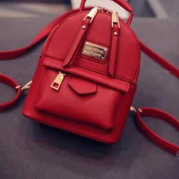 This is a mini back pack from China. It is useful for putting your valuables in such as; phones and purses. It’s a very mini bag, it can be styled as a cross bag too. This bag is brand new.

-collection only please