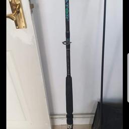 Navigator Shakespeare boat rod 20lb class 2.10m needs one eye replacing see in photos. Collection only