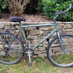 Men's Bike, been in the shed for a couple of years. Brakes and gears appear ok, but can do with general service. Tyres are ok but may need some new inner tubes. Perfect for  commuting.