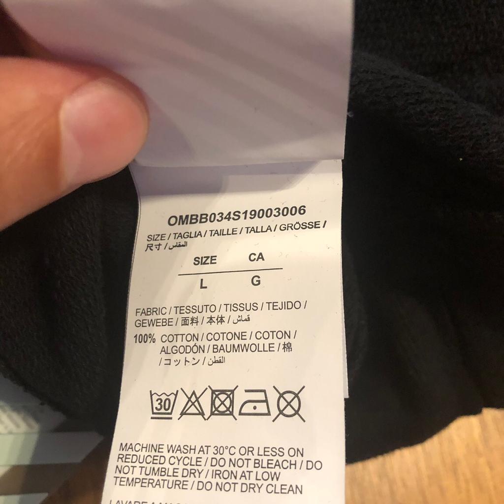 Off white hotsell hoodie receipt