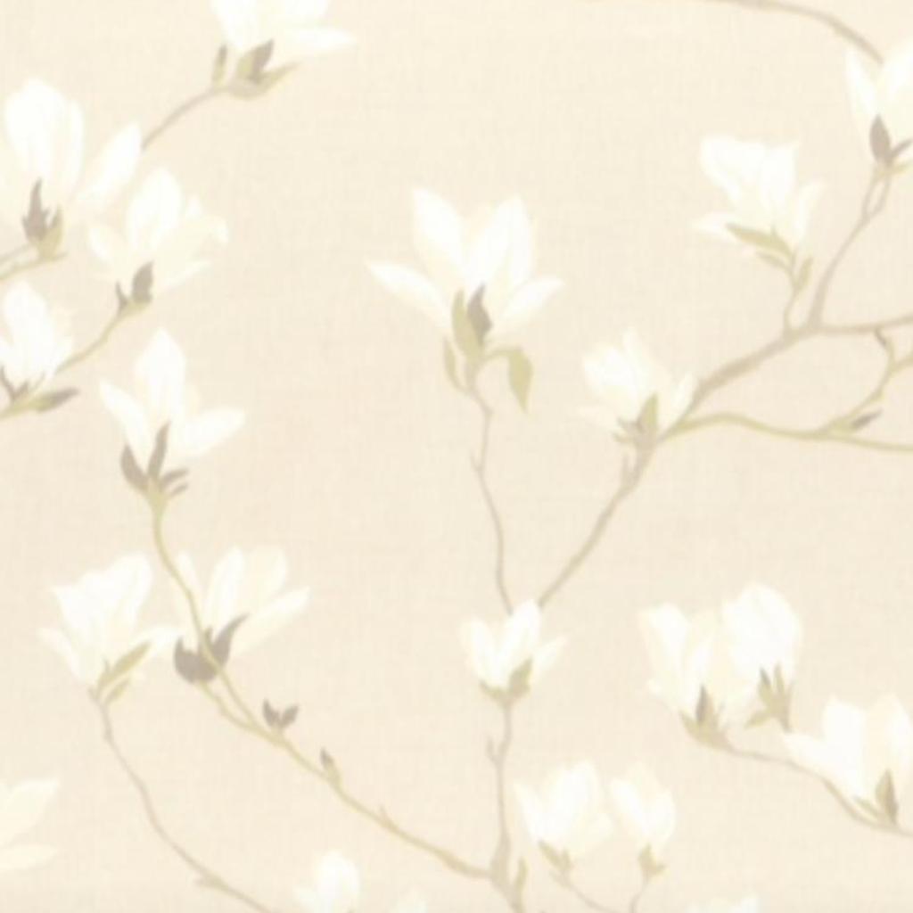 Rideaux Laura Ashley Magnolia Haie - 386x201 Cm Par Pan - Lin Et Coton, Vert Hedgerow